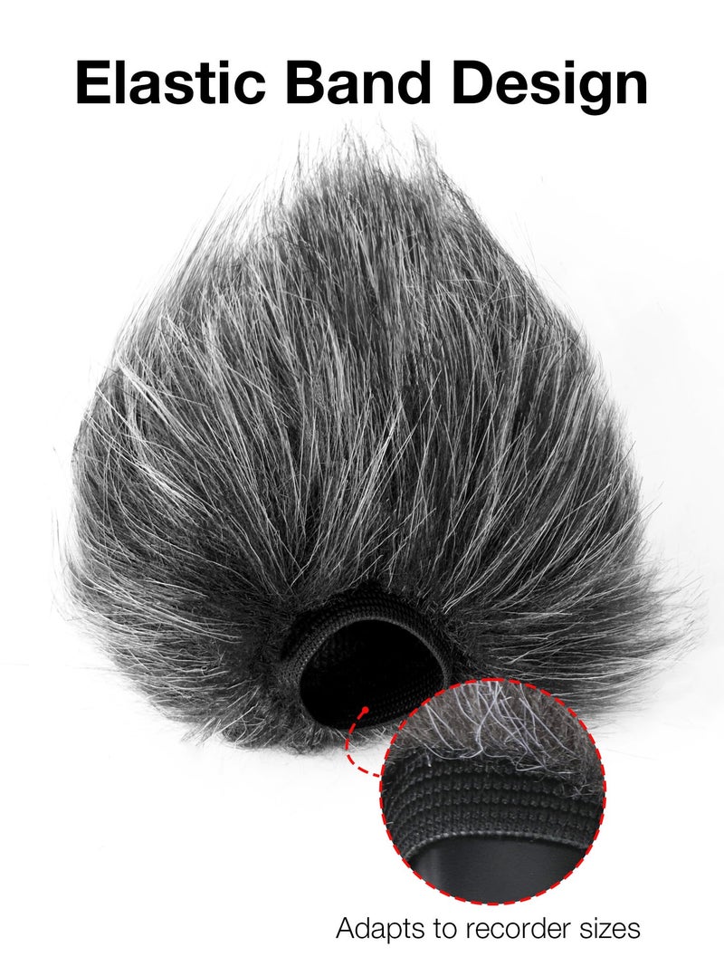 SUNMON H1n & H1 Mic Windscreen Muff Suitable for Zoom H1n and H1 Handy Recorder to Reduce Noise - Image 4